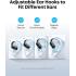 Anker Soundcore V40i, Open-Ear Headphones, Clear Design, Lidless Case, 4 Adjustable Positions for Every Ear Size, Richer Bass, IP55, 21H Playtime, AI Clear Calls, Bluetooth 5.4, App Control - Black